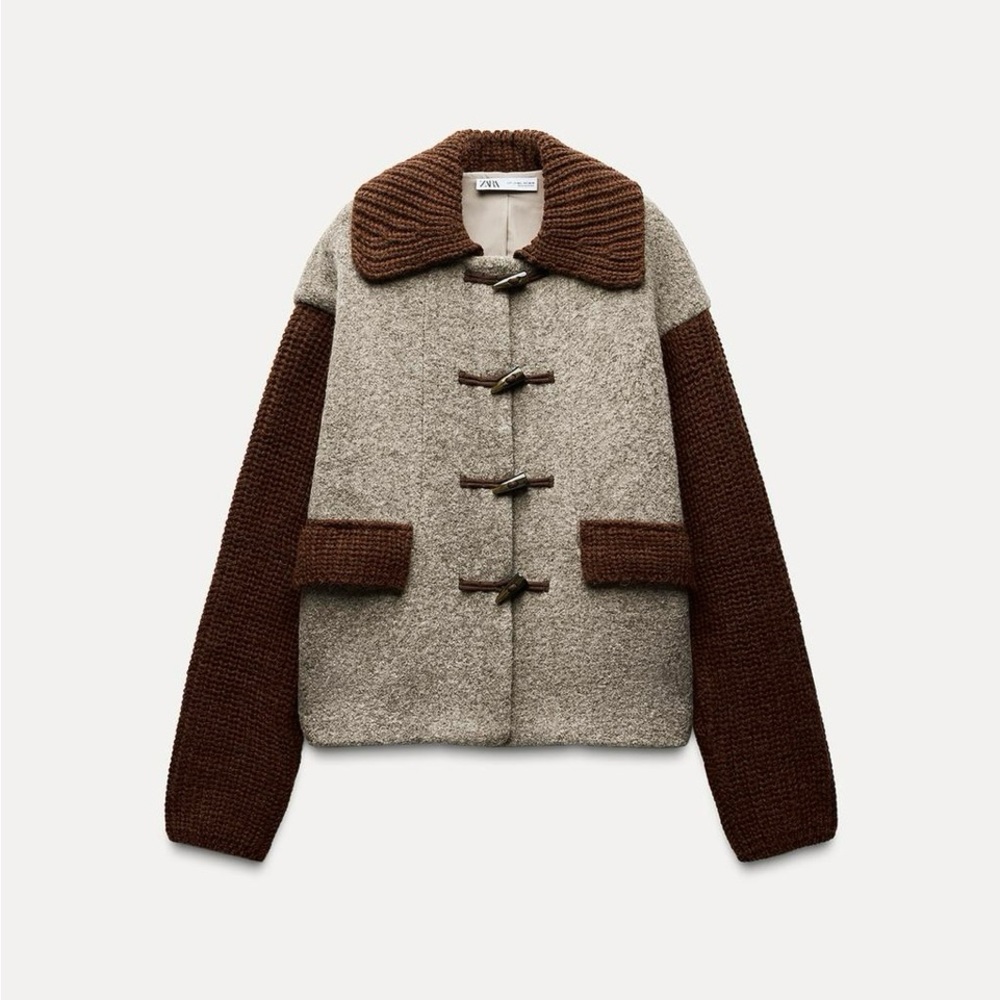 Wool Blend Toggle Jacket - Picture 4 of 8